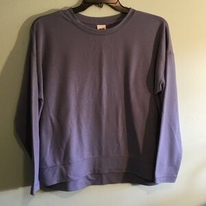 Avia Women’s Crewneck French Terry Top in Blue